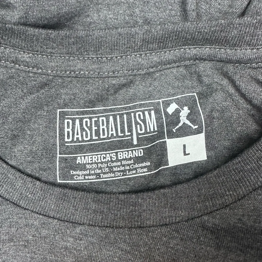 Baseballism Number One Mom | T-Shirt in Charcoal Gray - Picture 5 of 5